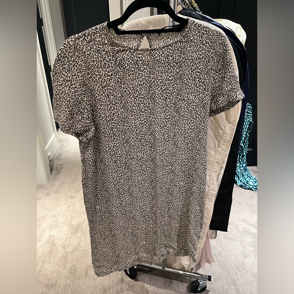 Jenni Kayne Leopard Print Shift dress
